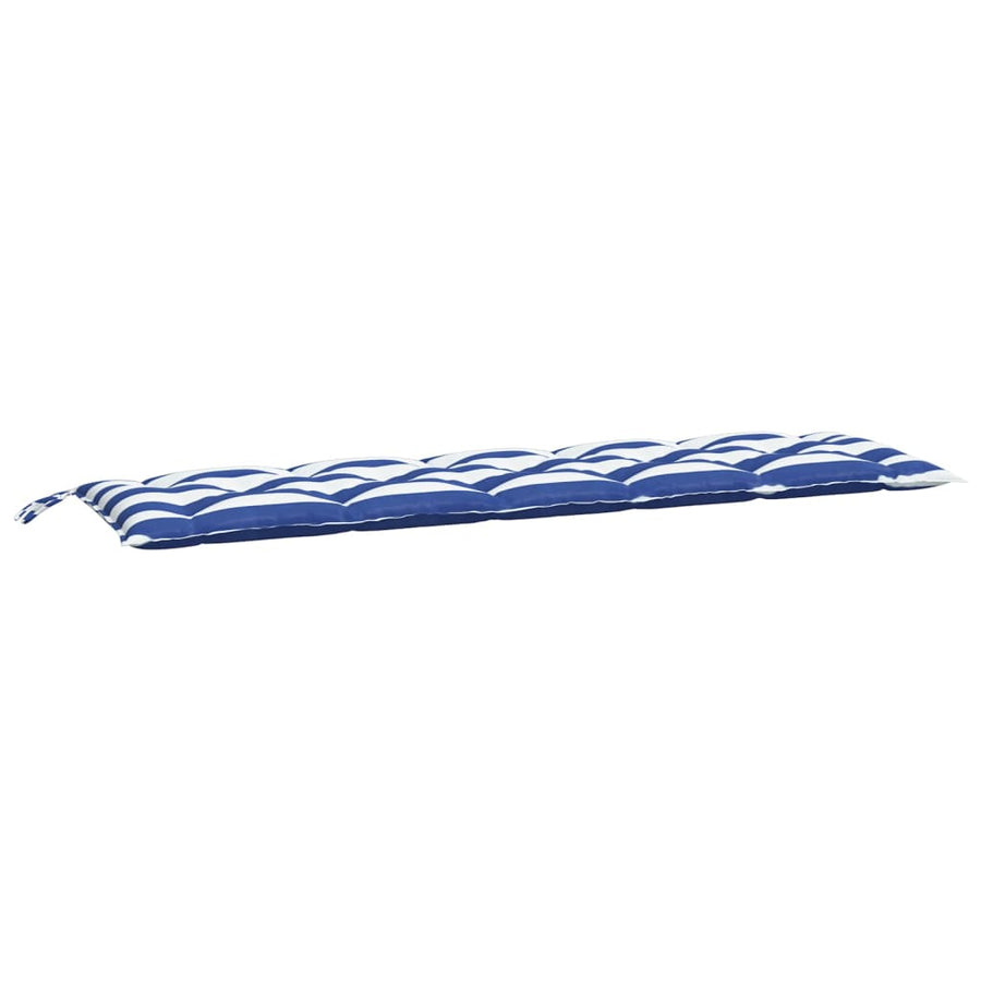 Tuinbankkussens Oxford Stof Gestreept En 180 cm Blauw en wit