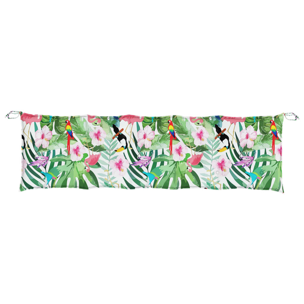Tuinbankkussens Oxford Stof Meerkleurig 180 cm Groen en roze