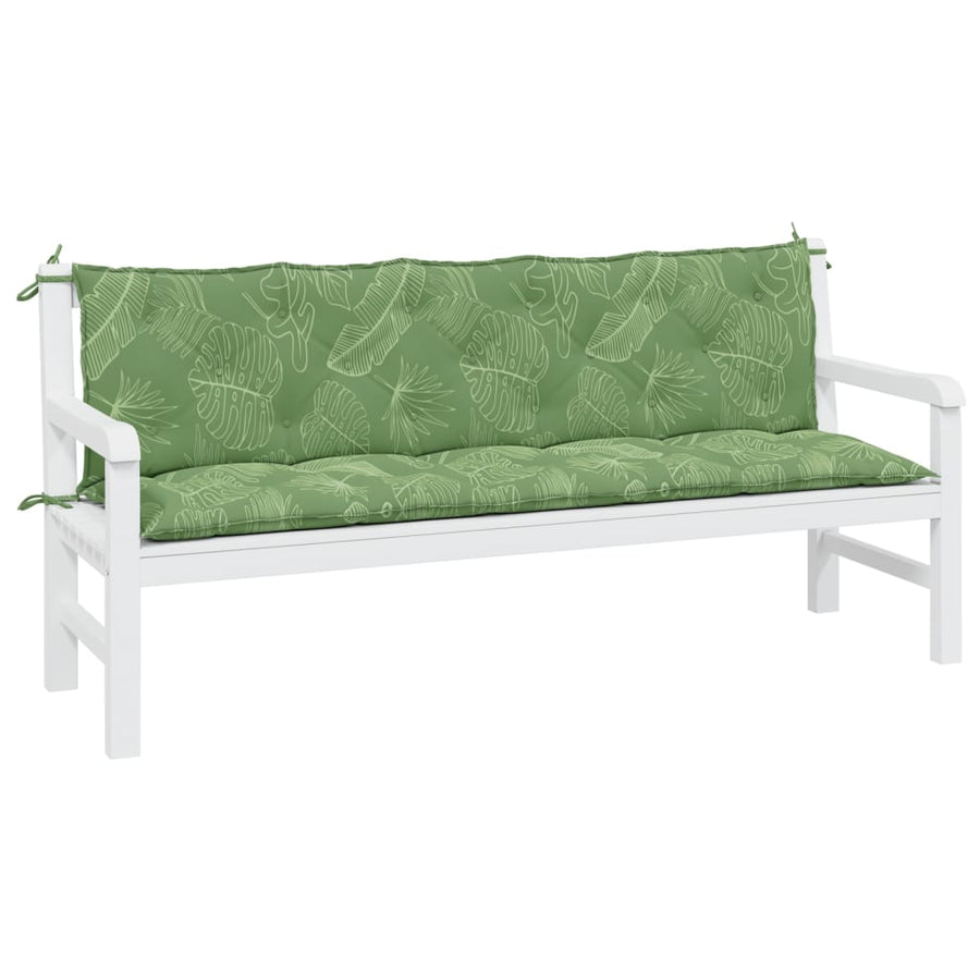 Tuinbankkussens Oxford Stof 180 cm Bladpatroon