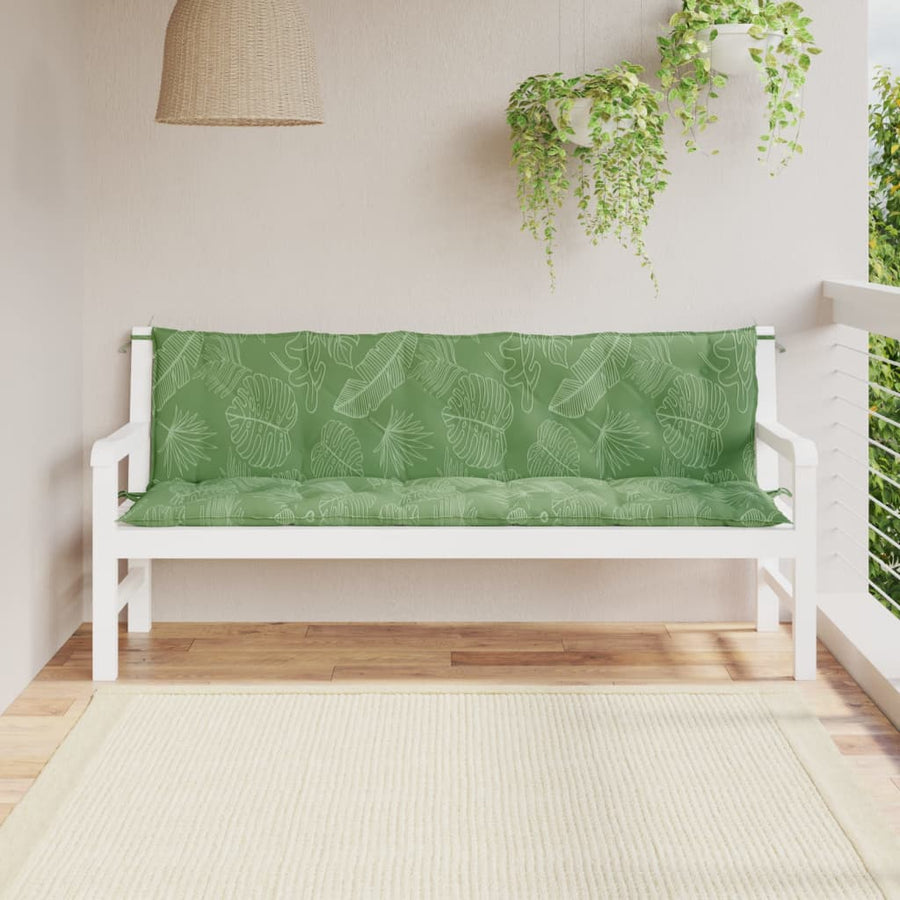 Tuinbankkussens Oxford Stof 180 cm Bladpatroon