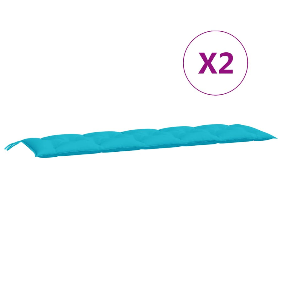 Tuinbankkussens Oxford Stof 180 cm Turquoise