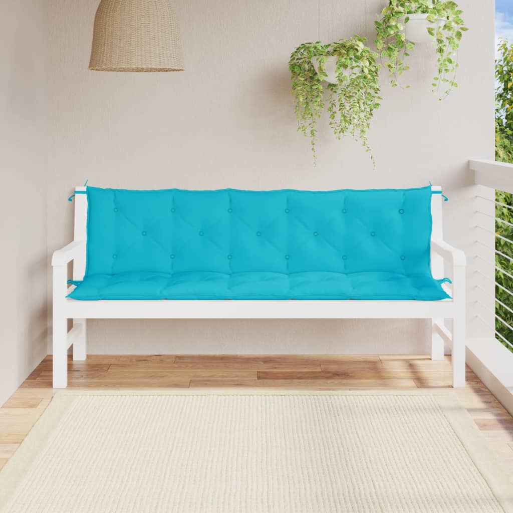 Tuinbankkussens Oxford Stof 180 cm Turquoise