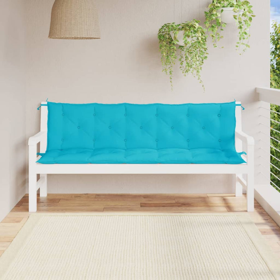 Tuinbankkussens Oxford Stof 180 cm Turquoise