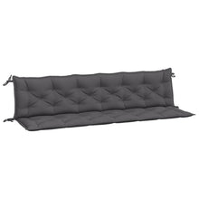 Tuinbankkussens 2 St 200X50X7 Cm Oxford Stof Antracietkleurig
