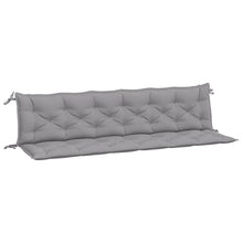 Tuinbankkussens 2 St 200X50X7 Cm Oxford Stof Grijs