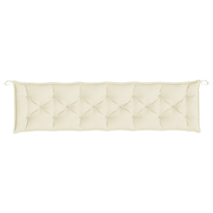 Tuinbankkussens 2 St 200X50X7 Cm Oxford Stof Crèmewit