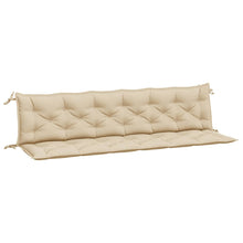 Tuinbankkussens 2 St 200X50X7 Cm Oxford Stof Beige