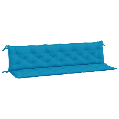 Tuinbankkussens 2 St 200X50X7 Cm Oxford Stof Lichtblauw
