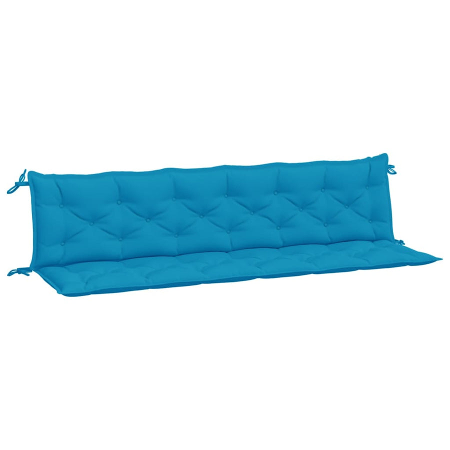 Tuinbankkussens 2 St 200X50X7 Cm Oxford Stof Lichtblauw