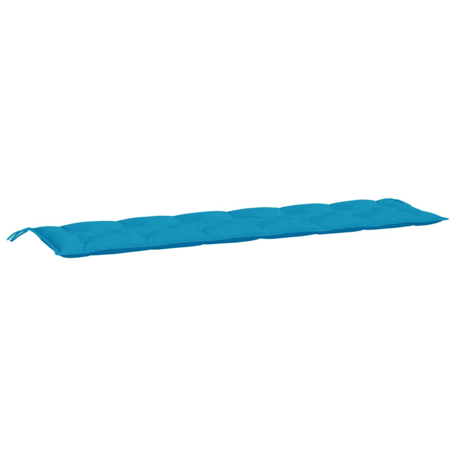 Tuinbankkussens 2 St 200X50X7 Cm Oxford Stof Lichtblauw