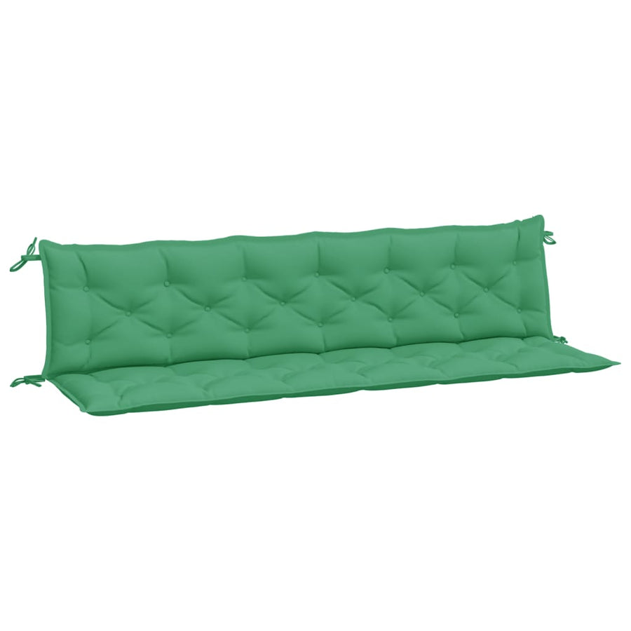 Tuinbankkussens 2 St 200X50X7 Cm Oxford Stof Groen Groen