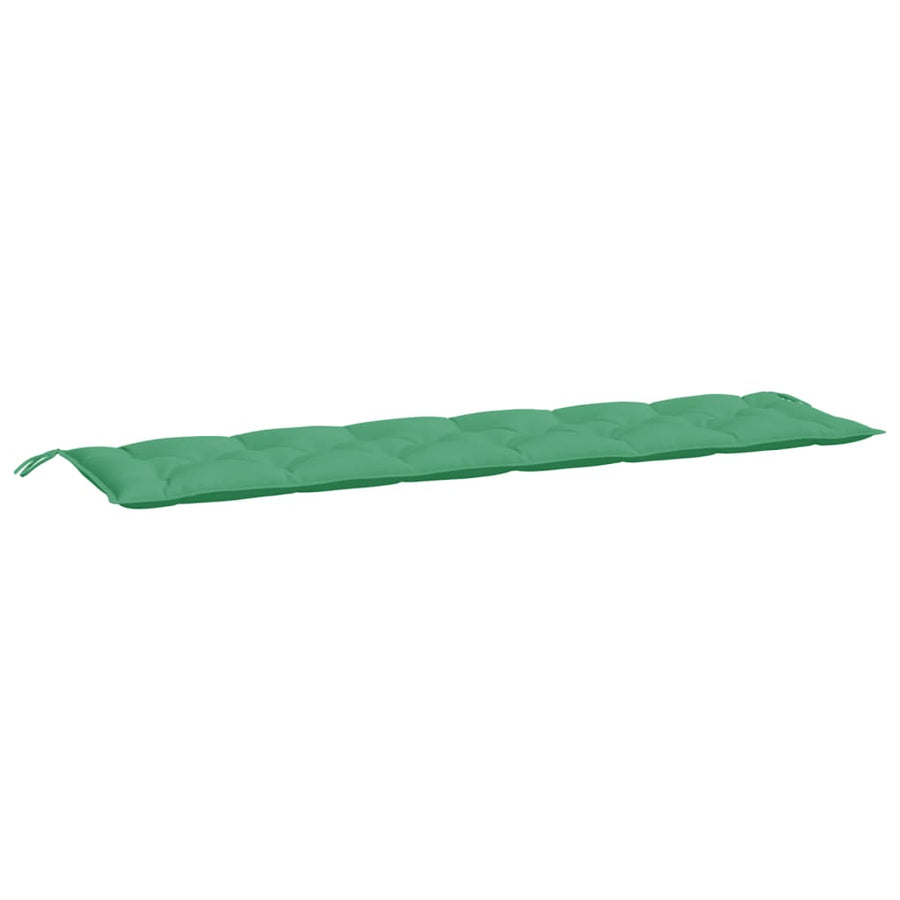Tuinbankkussens 2 St 200X50X7 Cm Oxford Stof Groen Groen