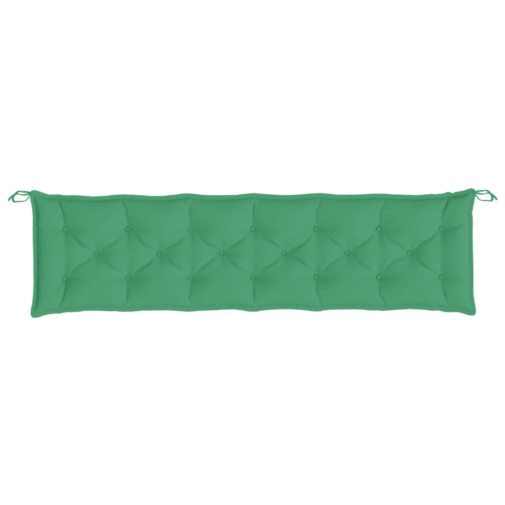 Tuinbankkussens 2 St 200X50X7 Cm Oxford Stof Groen Groen