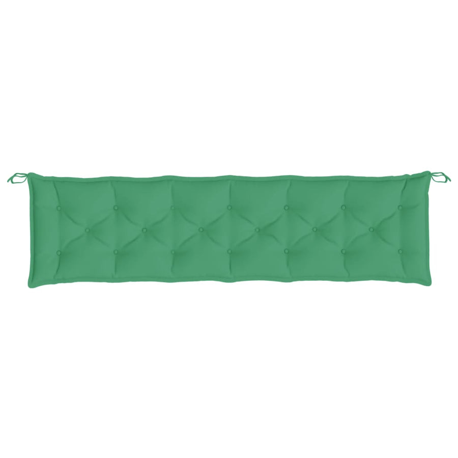 Tuinbankkussens 2 St 200X50X7 Cm Oxford Stof Groen Groen