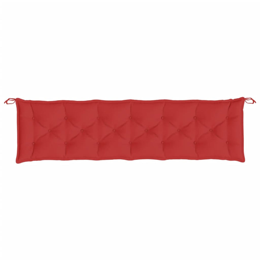 Tuinbankkussens 2 St 200X50X7 Cm Oxford Stof Rood