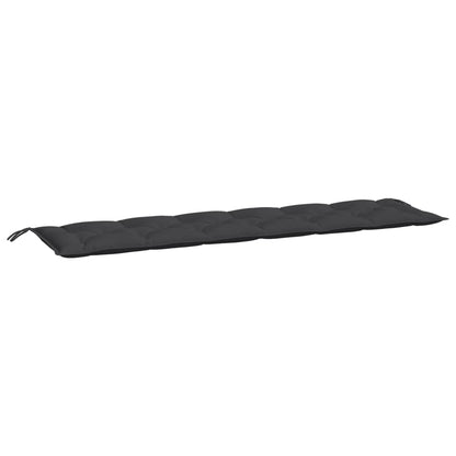 Tuinbankkussens 2 St 200X50X7 Cm Oxford Stof Zwart