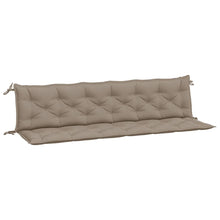 Tuinbankkussens 2 St 200X50X7 Cm Oxford Stof Taupe