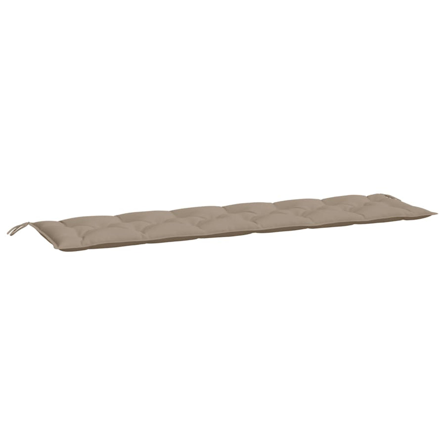 Tuinbankkussens 2 St 200X50X7 Cm Oxford Stof Taupe