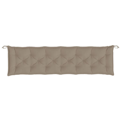Tuinbankkussens 2 St 200X50X7 Cm Oxford Stof Taupe