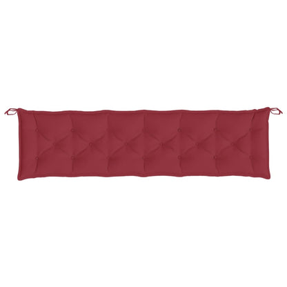 Tuinbankkussens 2 St 200X50X7 Cm Oxford Stof Wijnrood