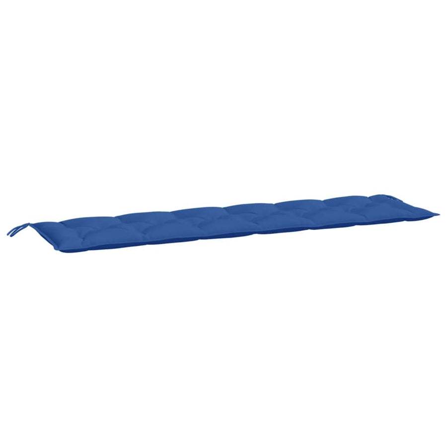 Tuinbankkussens 2 St 200X50X7 Cm Oxford Stof Blauw