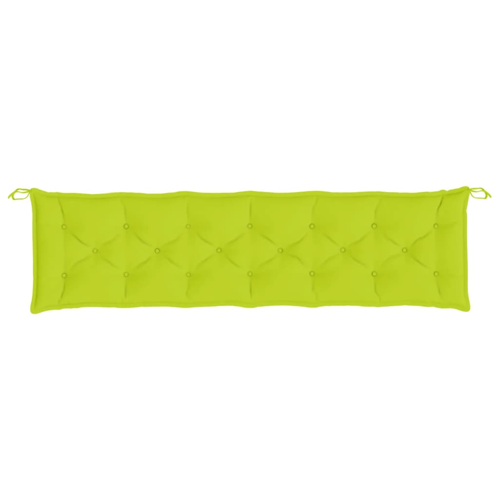 Tuinbankkussens 2 St 200X50X7 Cm Oxford Stof Heldergroen