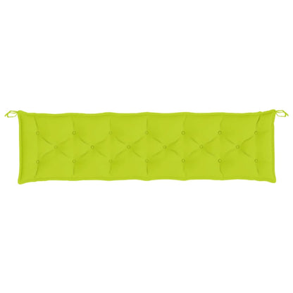 Tuinbankkussens 2 St 200X50X7 Cm Oxford Stof Heldergroen