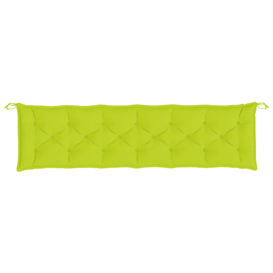 Tuinbankkussens 2 St 200X50X7 Cm Oxford Stof Heldergroen