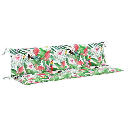 Tuinbankkussens 00X50X7 Cm Stof Meerkleurig 200 cm Groen en roze