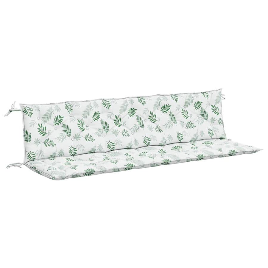 Tuinbankkussens Bladpatroon 200X50X7 Cm Stof 200 cm