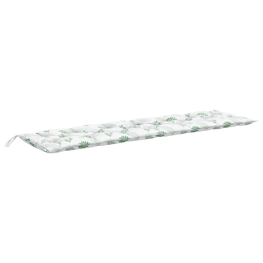 Tuinbankkussens Bladpatroon 200X50X7 Cm Stof 200 cm