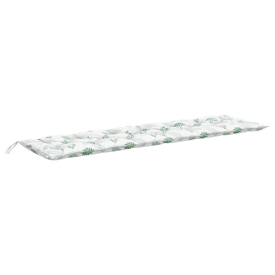 Tuinbankkussens Bladpatroon 200X50X7 Cm Stof 200 cm