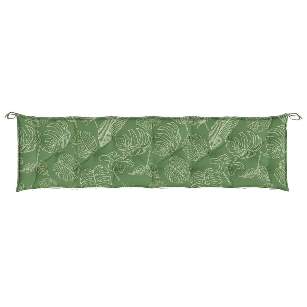 Tuinbankkussens 00X50X7 Cm Stof 200 cm Bladpatroon