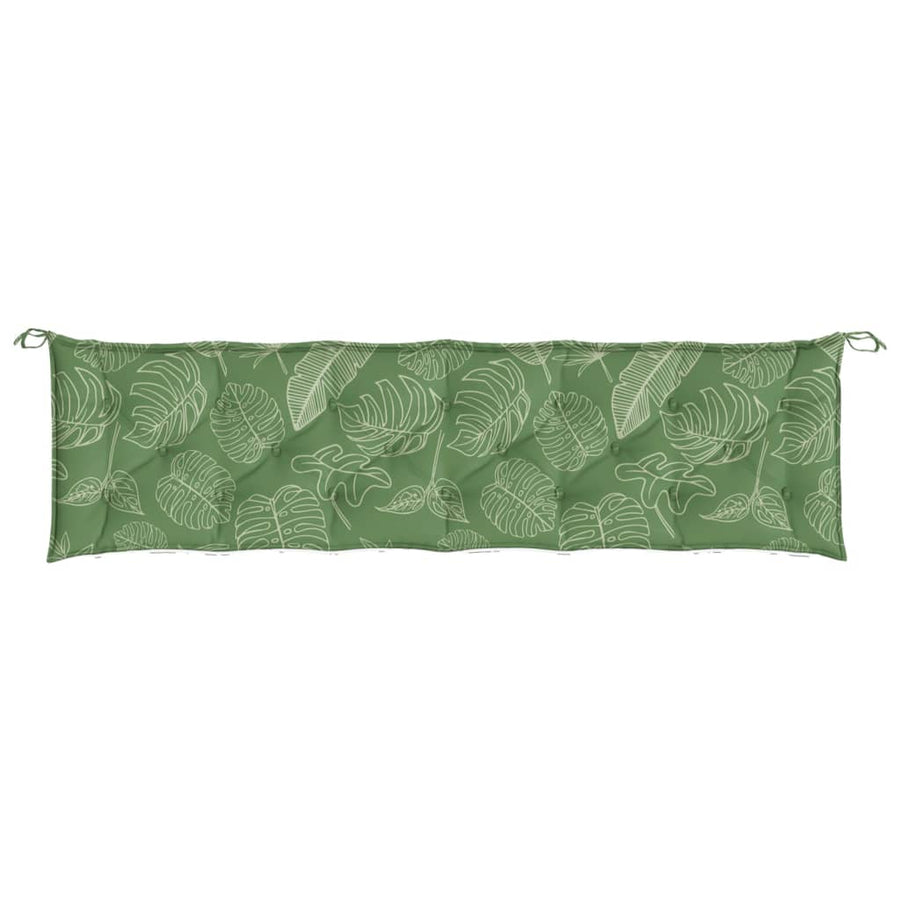 Tuinbankkussens 00X50X7 Cm Stof 200 cm Bladpatroon