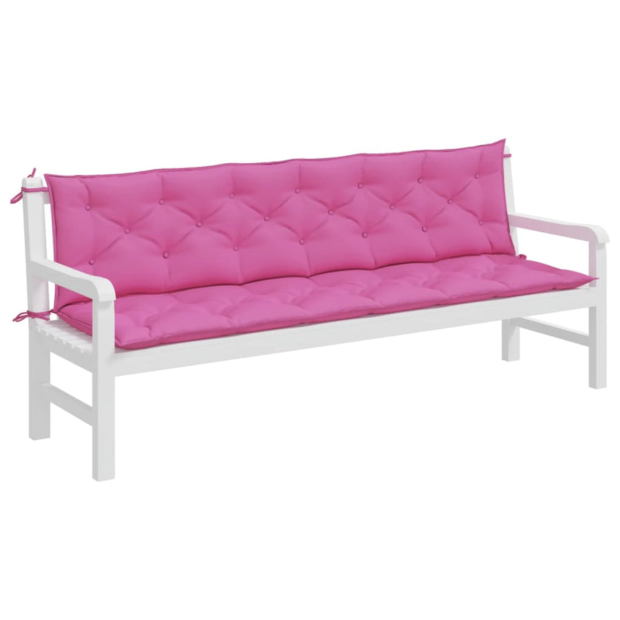 Tuinbankkussens 00X50X7 Cm Stof 200 cm Roze