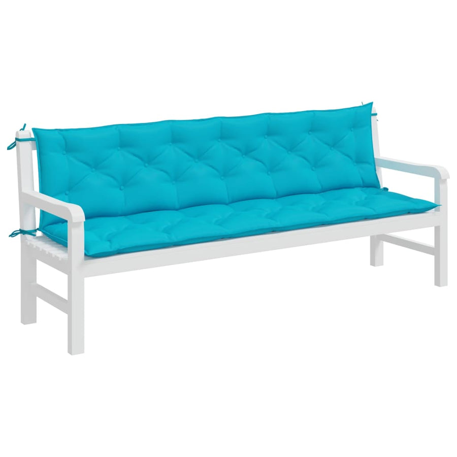 Tuinbankkussens 00X50X7 Cm Stof 200 cm Turquoise