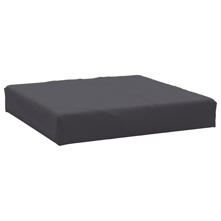 Palletkussens 2 st stof antraciet