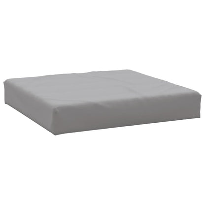 Palletkussens 2 st stof grijs