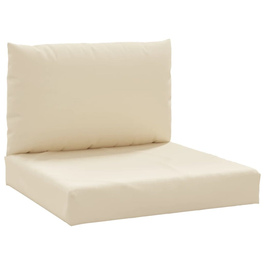 Palletkussens 2 st stof beige