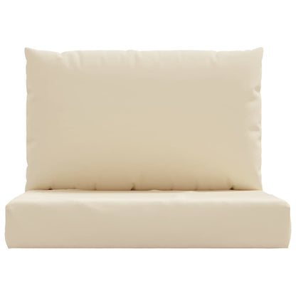 Palletkussens 2 st stof beige