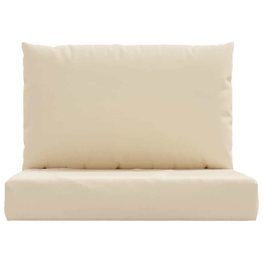 Palletkussens 2 st stof beige