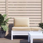 Palletkussens 2 st beige oxford stof