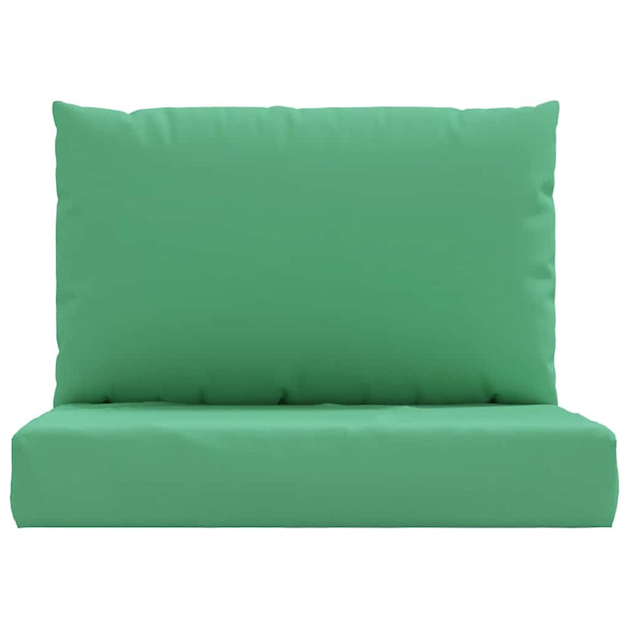 Palletkussens 2 st stof groen