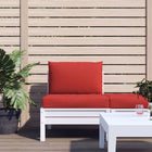 Palletkussens 2 st rood 60x60x8 cm en 60x38x13 cm