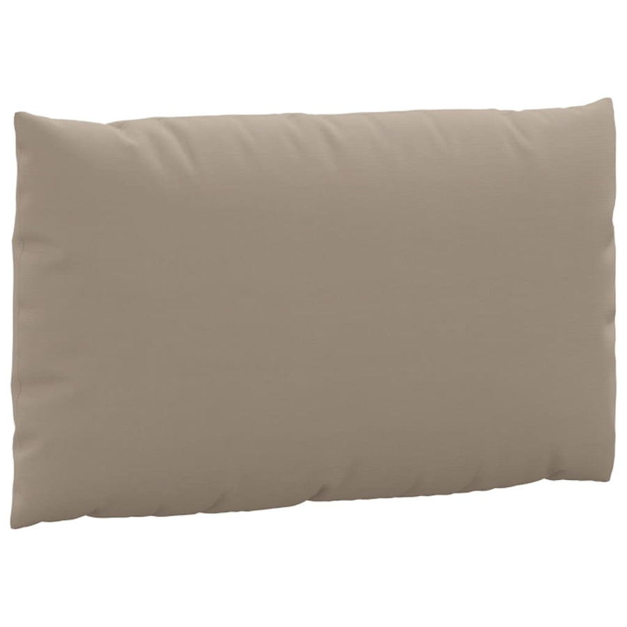 Palletkussens 2 st oxford stof taupe