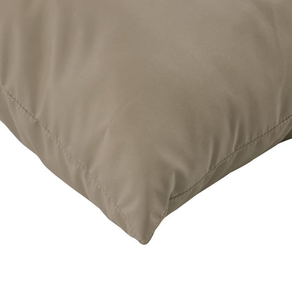 Palletkussens 2 st oxford stof taupe