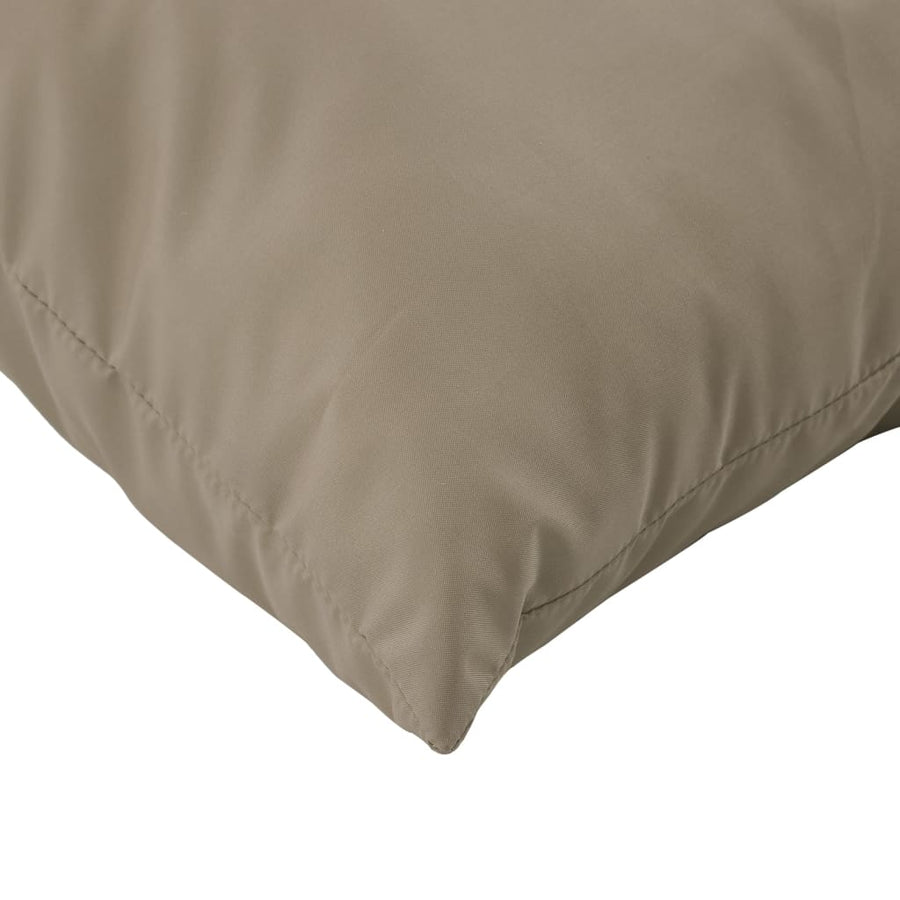 Palletkussens 2 st oxford stof taupe