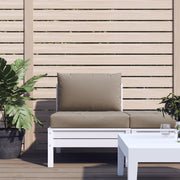 Palletkussens 2 stuks 60x60x8 cm taupe