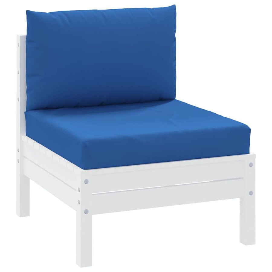 Palletkussens 2 st oxford stof blauw