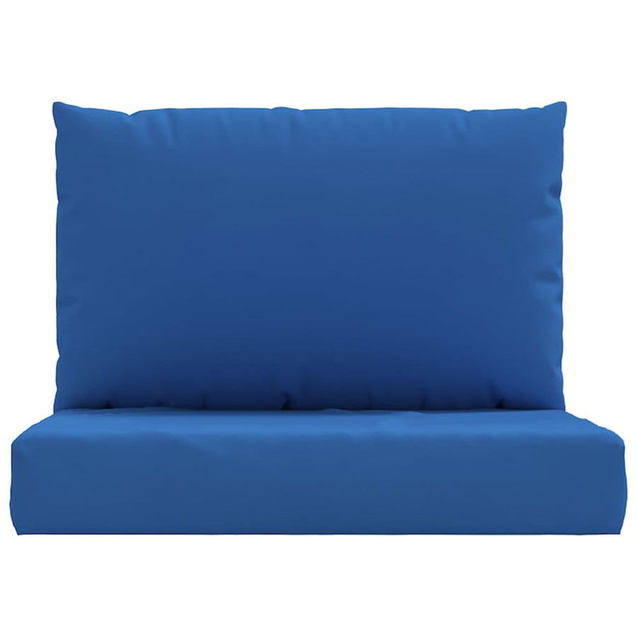Palletkussens 2 st oxford stof blauw